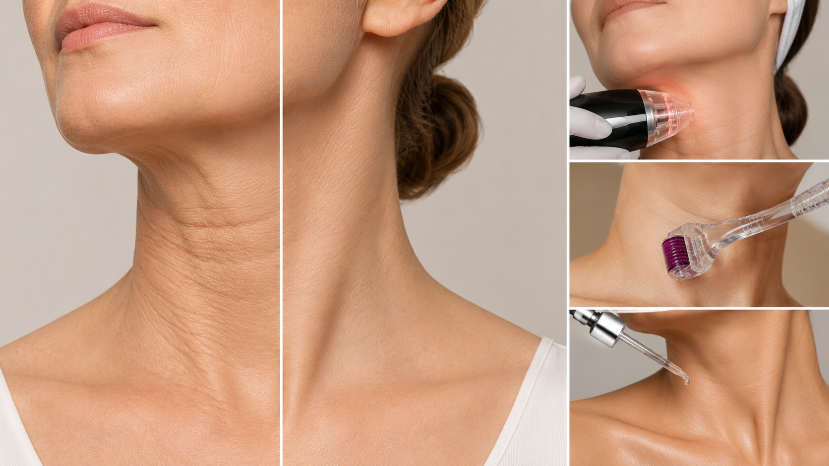 Comment atténuer les rides du cou sans chirurgie ?