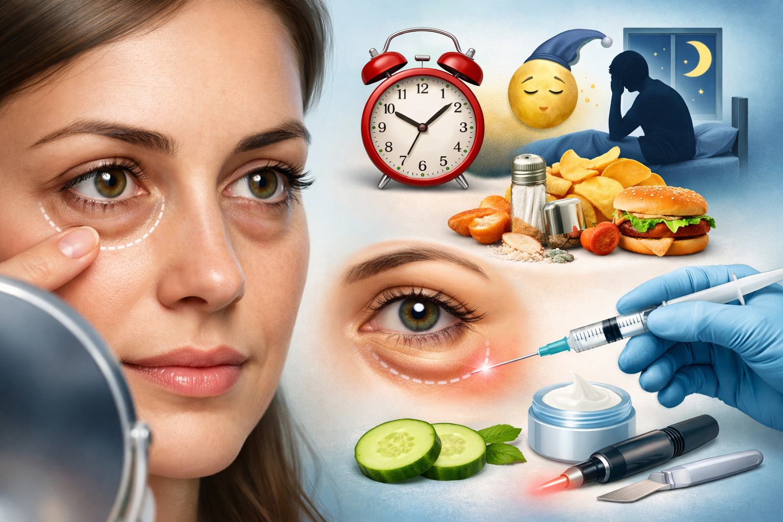Que faire pour les poches sous les yeux