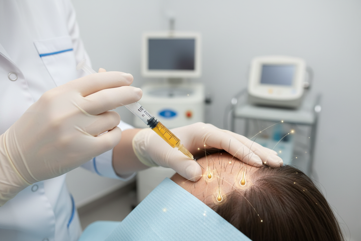 PRP pour les cheveux : est-ce efficace contre la chute de cheveux ?